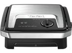 Tefal -   Inicio Adjuct Contactgrill Zilver, Verzenden, Nieuw