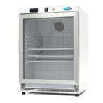 Koelkast - 200 L - Wit - met Glazen Deur, Witgoed en Apparatuur, Koelkasten en IJskasten, 85 tot 120 cm, Zonder vriesvak, 200 liter of meer