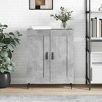 vidaXL Dressoir 69,5x34x90 cm bewerkt hout betongrijs, Huis en Inrichting, Kasten | Dressoirs, Verzenden, Nieuw, 50 tot 100 cm