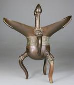 Oud antiek vaas - Draak - Brons - China - 19e-20e eeuw, Antiek en Kunst