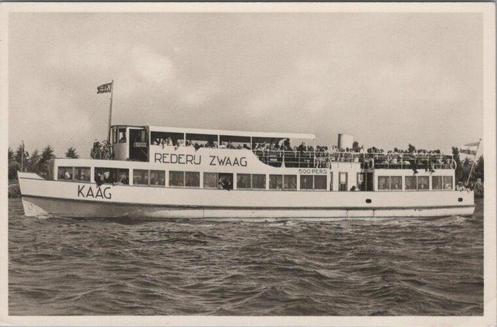 AMSTERDAM - Rederij Zwaag. Kaag, Verzamelen, Ansichtkaarten | Nederland, Verzenden