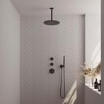 Thermostatisch Inbouwdoucheset Brauer Black 30cm Hoofddouche, Ophalen of Verzenden, Nieuw, Kraan