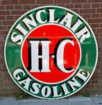 Sinclair H-C Gasoline Stalen Bord XL – Ø120 cm, Huis en Inrichting, Ophalen, Gebruikt