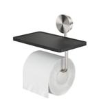 Toiletrolhouder met planchet Geesa Opal RVS geborsteld, Ophalen of Verzenden, Nieuw