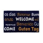 Kokosmat &#039;Welcome / Bienvenue / Bienvenido / Guten, Tuin en Terras, Deurmatten, Nieuw, Verzenden