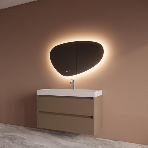 Badmeubelset BWS Riga Met Lako Wastafel Wit 100 cm Latte, Doe-het-zelf en Verbouw, Sanitair, Bad, Nieuw, Ophalen of Verzenden