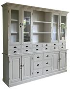 Buffetkast grijswit - wit Baarn 250cm, Huis en Inrichting, Kasten | Buffetkasten, Ophalen of Verzenden, Nieuw