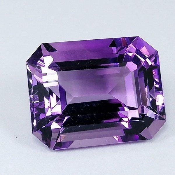 1 pcs Violet Amethist - 21.99 ct - Instituto Gemólogico, Sieraden, Tassen en Uiterlijk, Edelstenen