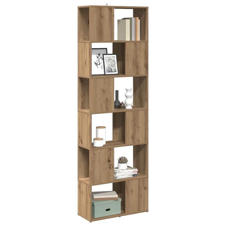 vidaXL Boekenkast/kamerscherm 60x24x186 cm artisanaal, Huis en Inrichting, Kasten | Boekenkasten, Nieuw, Overige houtsoorten, Verzenden