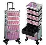 Professionele Make-upkoffer op Wielen – Grote Trolley, Huis en Inrichting, Kasten | Overige, Verzenden, Nieuw