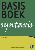Basisboek syntaxis 9789492190772, Boeken, Zo goed als nieuw