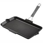 Grillpan Staub Rechthoek Zwart 34 x 21 cm van €120 voor €99, Huis en Inrichting, Keuken | Potten en Pannen, Ophalen of Verzenden