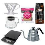 Hario V60 Range Server Slow Coffee starter set 1-2 kops +..., Ophalen of Verzenden, Nieuw