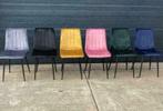 OP=OP! stoelen in 6 kleuren in velvet nu slechts NU € 69,-