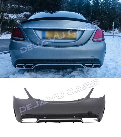 C63 AMG Look Achterbumper voor Mercedes Benz C-Klasse W205, Auto diversen, Tuning en Styling, Ophalen of Verzenden