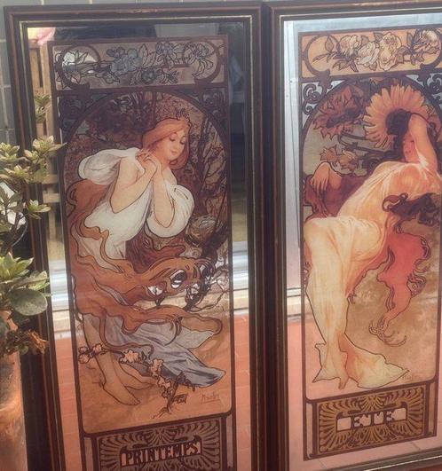Wandspiegel (4) - Glas, Antiek en Kunst, Curiosa en Brocante