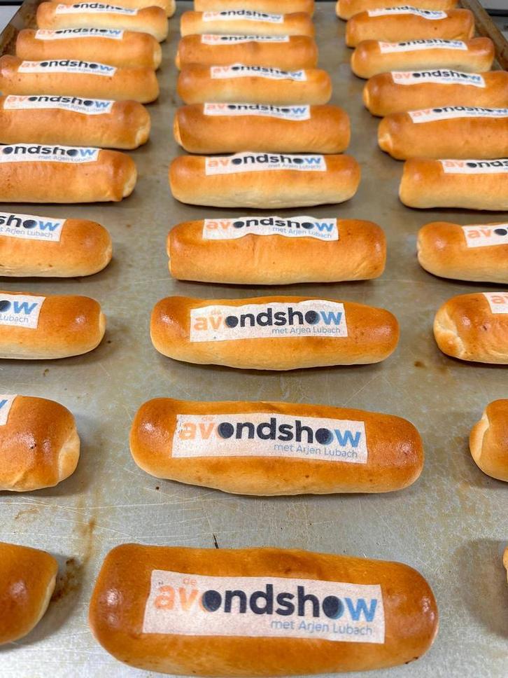 Worstenbroodjes met uw eetbaar bedrijfslogo, v.a. €100, Zakelijke goederen, Horeca | Food, Brood en Banket, Ophalen of Verzenden