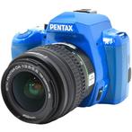 Pentax K-r Blue + SMC DA 3.5-5.6/18-55mm AL Digitale camera, Nieuw