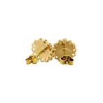 Gouden vintage oorstekers met granaat 14 krt, Sieraden, Tassen en Uiterlijk, Oorbellen, Ophalen of Verzenden, Nieuw