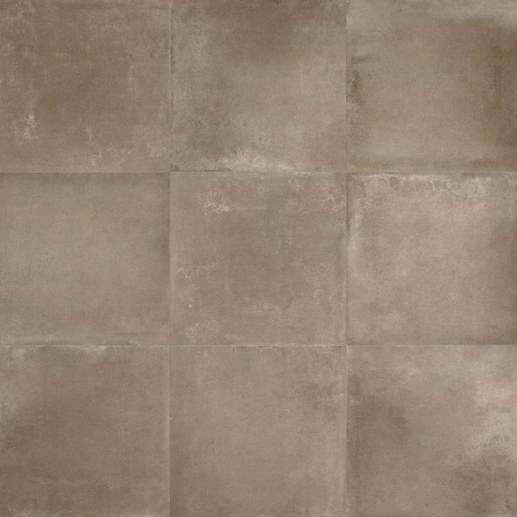 Vloertegel wandtegel lecco mocca 60x60 gerectificeerd met, Doe-het-zelf en Verbouw, Tegels, Vloertegels, Nieuw, 10 m² of meer