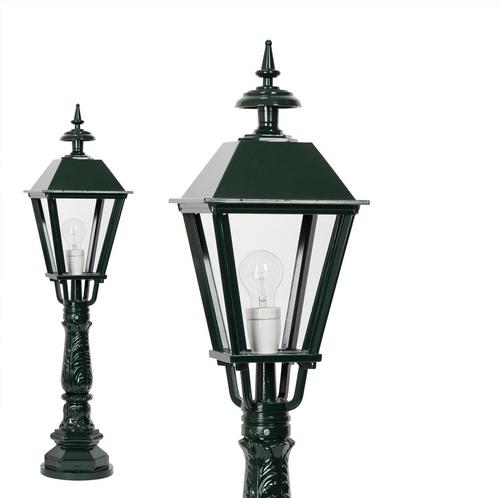Tuinlantaarn Salford Aluminium E27 tuinlamp sokkel IP44, Tuin en Terras, Buitenverlichting, Minder dan 50 watt, Nieuw, Aluminium