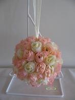 Bloemenbal Pomander RoseBall 32 Roze Ivory, Ophalen of Verzenden, Nieuw