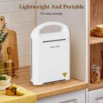 Tosti apparaat - Tosti ijzer - Contactgrill - Wafelijzer - 1, Verzenden, Nieuw