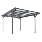 Carport / Terrasdak - Platdak - 5 x 3 m - Donkergrijs, Tuin en Terras, Overkappingen, Verzenden, Nieuw