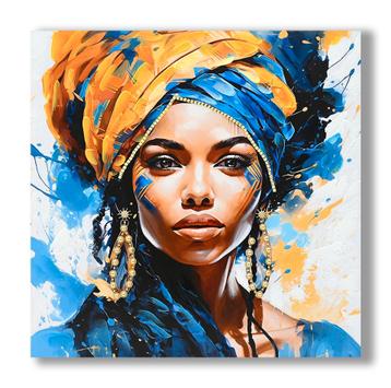3D Schilderij Afrikaans | 80x80 | Peinted beschikbaar voor biedingen