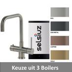 Kokendwaterkraan Selsiuz Steel Haaks Gold Inclusief Combi, Ophalen of Verzenden, Nieuw, Chroom, Kraan
