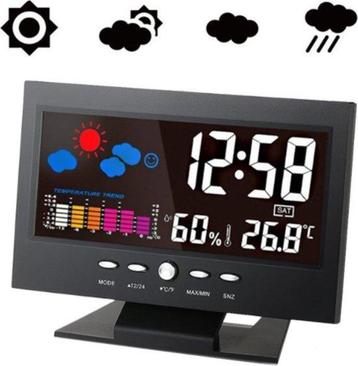 A&K Premium Digitale Weerstation Klok Thermometer | Wekker |