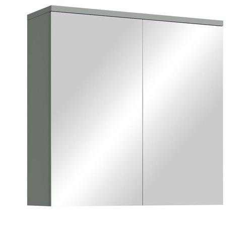 Badkamerkast Toledo 60 x 20 x 60 cm Mat Groen Spiegelkast, Huis en Inrichting, Badkamer | Badkamermeubels, Nieuw, Spiegelkast
