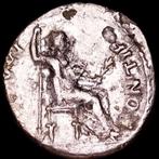 Romeinse Rijk. Tiberius (14-37 n.Chr.). Denarius Lugdunum
