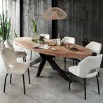 *WOONWINKEL* DTP Home Masterpiece Darwin Ovale Tafel Dik Bla, Huis en Inrichting, Tafels | Eettafels, Verzenden, Nieuw