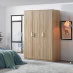 [en.casa] Kledingkast Bodolz 176x120x52 cm Sonoma eiken, Verzenden, Nieuw