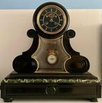 Slingerklok - - zwarte en groene marmer - 1850-1900, Antiek en Kunst