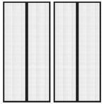 vidaXL Insectendeurgordijnen 2 st magnetisch 220x110 cm, Huis en Inrichting, Stoffering | Gordijnen en Lamellen, Verzenden, Nieuw