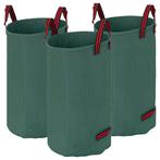 TRUUSK Tuinzak 3x120L Waterdicht Tuinafvalzak Met Handvatten, Verzenden, Nieuw