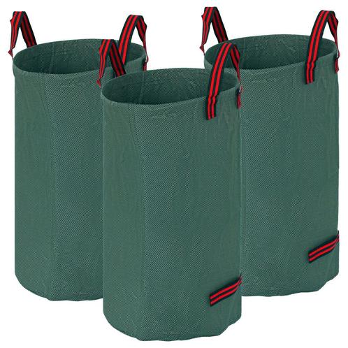 TRUUSK Tuinzak 3x120L Waterdicht Tuinafvalzak Met Handvatten, Huis en Inrichting, Woonaccessoires | Prullenbakken, Nieuw, Verzenden