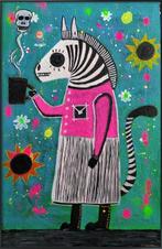 Wigulins Art (1971) - Sleepwalker - original Painting, Antiek en Kunst
