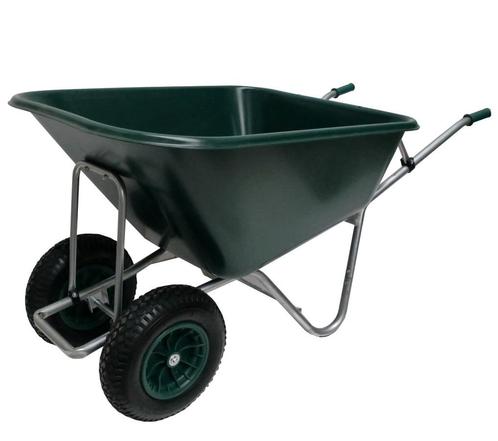 Volumekruiwagen 250 liter dubbel wiel, Zakelijke goederen, Agrarisch | Werktuigen, Ophalen of Verzenden