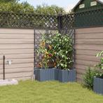 vidaXL Tuinplanten 1 pc Rooster Lichtgrijs 80 x 80 x 142 cm, Tuin en Terras, Verzenden, Nieuw, 60 tot 100 cm, 60 cm of meer