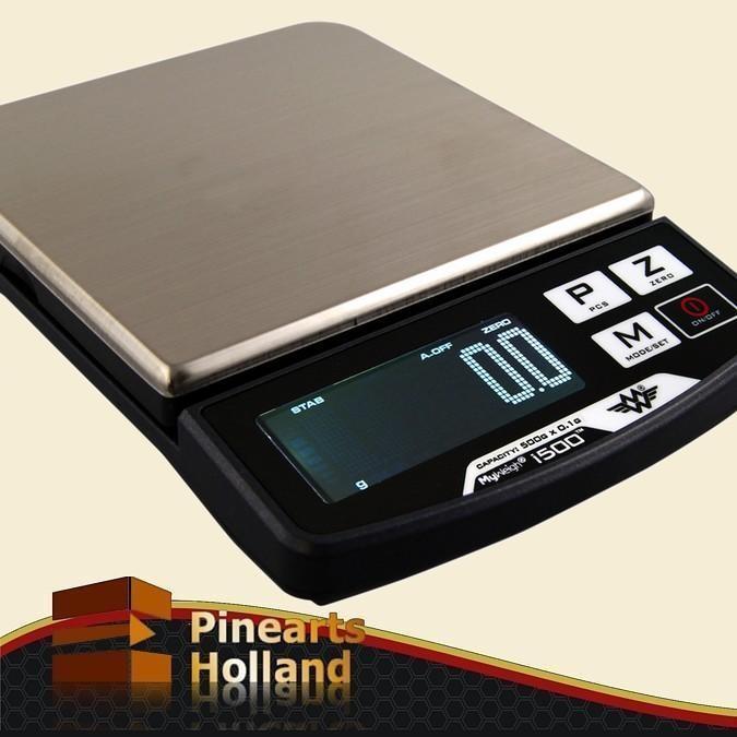 Toonbank Juweliers weegschaal Hoge Precisie (500g x 0.1g), Witgoed en Apparatuur, Weegschalen, Fijner dan 1 gram, Minder dan 10 kg