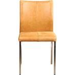 Leren eetkamerstoel Basic - Vintage Cognac (cognac) - Poten, Huis en Inrichting, Overige kleuren, Leer, Ophalen of Verzenden, Eén