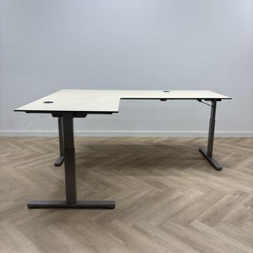 Eromes slinger hoekbureau (links) 200x160 cm, ahorn - grijs beschikbaar voor biedingen