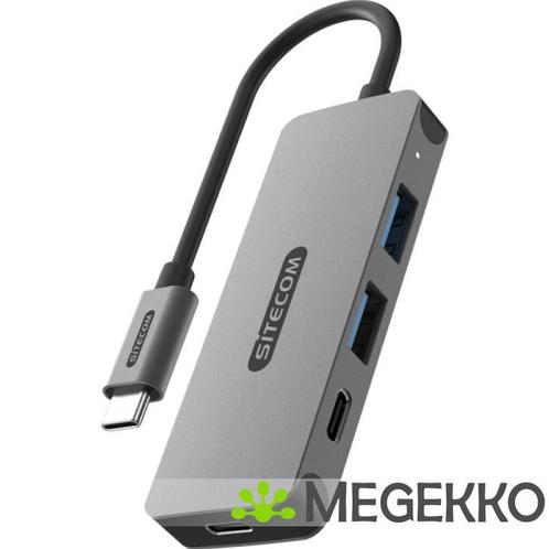 Sitecom USB-C to 2x USB-A + 2x USB-C Hub, Computers en Software, USB Sticks, Nieuw, Verzenden