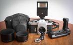 Pentax Spotmatic F + Winder + Flash + Loupe + Etui +, Nieuw