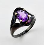 Amethist - Zilver - Ring - Designer Look