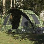 vidaXL Vistent 2-persoons waterdicht camouflage, Caravans en Kamperen, Nieuw, Tot en met 2