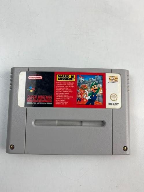 SNES - Mario Is Missing, Spelcomputers en Games, Games | Nintendo Super NES, Ophalen of Verzenden